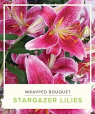 Stargazer Lilies - Wrapped Bouquet