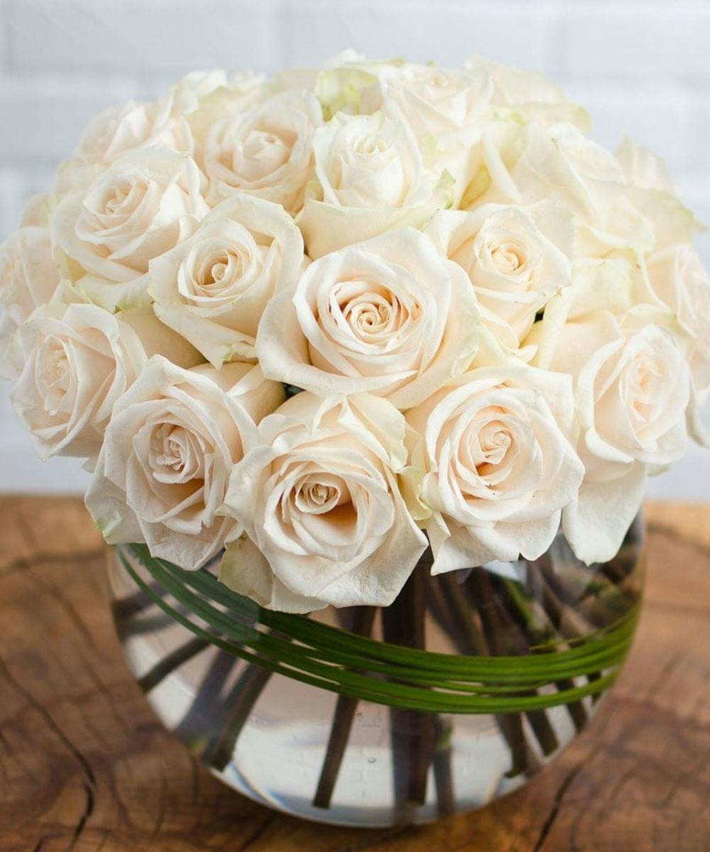 White Rose Burst Oceanside & East Rockaway Flower Delivery
