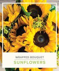 Sunflowers - Wrapped Bouquet