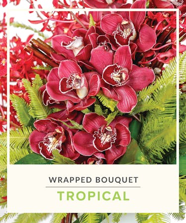 Tropical - Wrapped Bouquet